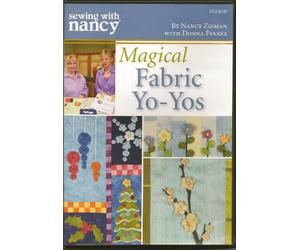Sewing with Nancy Zieman Magical Fabric Yo-Yos DVD with Donna Fenske