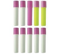 Sewline 10 x Mixed Blue Yellow Pink Fabric Glue Pen Refills Bundle | Sewline Fabric Pen Glue Refills | Fabric Glue Stick | Fabric Glue for Clothes