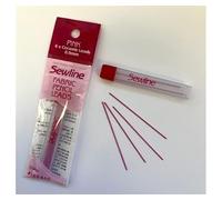 Sewline Mechanical Fabric Pencil Pink Refill Leads 6 Pack