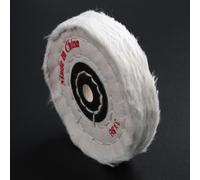 Sewn Multi layer Cotton Cloth Buffing Pads, Size 3 Inches for Fine Polishing Pack of Two