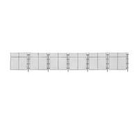 SEWOART 1:87 Ho Scale Metal Miniature Fence for Model Train Scenery, Quick Installation Diorama Accessory for Model Railroad Enthusiasts