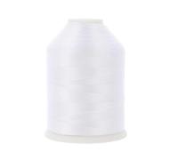 SEWOART 1 Roll of White Polyester Embroidery Thread Glow-in-the-Dark Flexible Noctilucent Sewing Floss for Crafts and Living Room DIY Stitching Projects