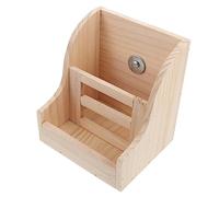 SEWOART 1 Set Pet Wooden Grass Stand Bowl Fleece Feeder Bunny Sheep Hay Litter Liners Cage Basket Net Organizer Wicker Sugar Hideout Budgie Goat Rattan Pacifiers Tree Hamster Khaki