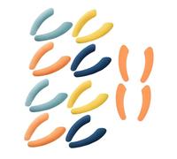 SEWOART 10 Pairs Practical Toilet Seat Cushions Warm Bathroom Mats Soft Portable Seat Pads for Family Hotel Dormitory Use Prevent Cold Skin Contact in Winter Random Color