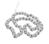 SEWOART 100pcs Foreign Pigeon Rings Pigeon Leg Bands Poultry Foot Ring Standard Designed for Easy Management