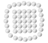 SEWOART 100pcs Round Foam Balls DIY Crafting Smooth Blank Foam Spheres for Creative Projects Xmas Tree Wedding Party Decorations Safe and Reusable