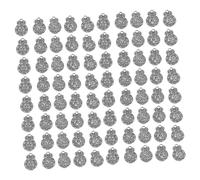 SEWOART 100pcs Vintage Five Element Pendants Alloy Charms for Jewelry Making Chinese Style Blessing Pendants with Metal Craftsmanship Multipurpose DIY Accessories for Necklace Bracelet