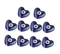 SEWOART 10Pcs Ceramic Evil Eye Beads for Jewelry Making Blue DIY Craft Beads for Bracelets Necklaces Keychains Unique Handmade Accessories Supplies