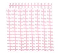 SEWOART 10pcs Plastic Binding Spines Adjustable Length 30-Hole Manual Binding Combs for Loose Leaf Papers Notebook Rings for School and Office Use
