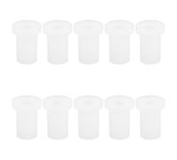 SEWOART 10pcs Refrigerator Bottom Hinge Bushing Replacement Plastic Fridge Door Pivot Grommet Through Hole Design, Minimizes Wobbling, Easy Installation for Commercial Refrigerator