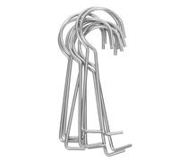 SEWOART 10pcs Stainless Steel Drain Grate Lifter Tool Set Shower Drain Puller Hooks Cleaning and Unclogging Sturdy Metal Lifting Keys Maintenance