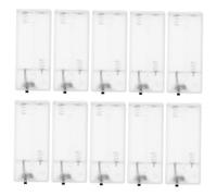 SEWOART 10pcs Transparent Plastic Aa Battery Holder Case for String Lights Portable Lightweight Battery Case Attachments Compatible Replacement Shell for Indoor Outdoor Fairy Lighting