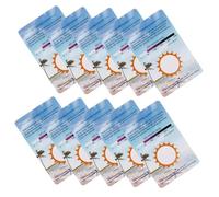SEWOART 10pcs UV Testing Cards Photochromic UV Identifying Cards for Reptile Terrarium Glass Containers Outdoor Uvc Rays Test Strips Light Measurement Tools
