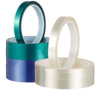 SEWOART 12 Rolls High Temperature Tape Pet 1.5cm 1.2cm 1.0cm 0.6cm