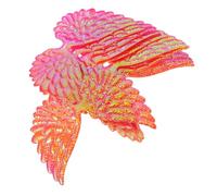 SEWOART 12pcs Miniature Angel Wings Backpack Accessory DIY Decorative Wing Embellishments for Crafting Party Costume Red Holographic Small 8.5cm