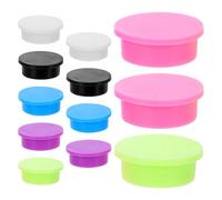 SEWOART 12pcs Ml Leak-proof Vial Caps for 3ml Vials and Medicines, Dustproof Protective Covers Made of Tpr Material, Easy-to-clean Reusable Caps Suitable for Clinics and Home Pharmacies