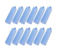 SEWOART 12pcs Refillable Ice Packs Compact Cooling Blocks for Food Preservation Lunch Boxes Outdoor Activities for Air Conditioner Fans Long Distance Transport Blue