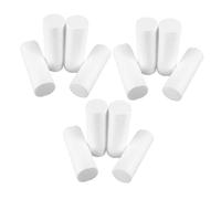 SEWOART 12PCS White Polystyrene Foam Cylinders Solid Modeling Craft Rods for DIY Floral Arrangements Wreath Bases Stable Paintable Foam Craft Materials for Hobby Projects
