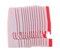 SEWOART 15pcs Plastic Presser Foot Pad Cover for Serger Overlock Sewing Machine Presser Foot Pad Replacement Wear Resistant Bottom