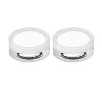 SEWOART 16pcs Universal Bubble Level Circular 15mm Diameter 6mm Flat Height Plastic Spirit Level Excellent Resistance and Stable Performance for Accurate Horizontal Calibration