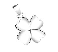 SEWOART 1Pc Silver Patrick's Day Pendant Necklace Funny Masquerade Jewelry for Festive Celebrations Classic Party Prop for Creating Memorable Moments