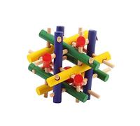 SEWOART 1pc Wooden Parrot Bite Safe Chewing and Climbing Accessory for Cockatiels Parakeets Birds for Playtime Exploration Durable Pet Supplies