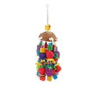 SEWOART 1Pcs Chewing Interactive Bird Hanging Accessory for Design Safe Durable Material for Parakeets and Budgies Promotes Physical Activity