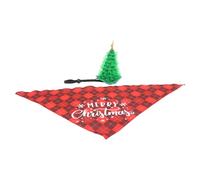 SEWOART 1set Christmas Dog Hat and Pet Scarf for Holidays Soft Costume for Dogs of All