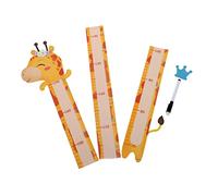 SEWOART 1set Self-Adhesive Animal Design Height Chart for Boy Girl Removable Wall Decal Giraffe Nursery Decor for Tracking Growth and Adding Vibrancy to Boy Girl Rooms