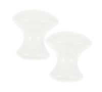 SEWOART 2 Pack Natural Quartz Gua Sha Board Ergonomic Mushroom Shape Massage Tool for Face Neck Eye for Relaxation Spa