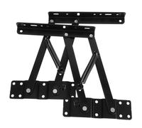 SEWOART 2 Pcs Hydraulic Folding Lift Table Mechanism Cold-Rolled Steel Adjustable Height Furniture Hinge Bracket for Coffee Tables and Storage Desks Space-Saving Desktop Lifting Frame
