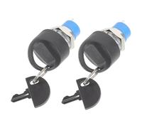 SEWOART 2 Set Ignition Key Set Replacement for Electric Scooter and Moped Ignition Lock Cylinder with Keys Quick Installation Spare for Mobility Scooter Motorcycle Senior Commuter