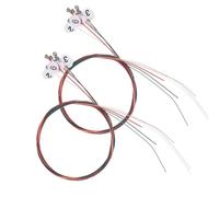 SEWOART 2 Sets Guitar Strings 10s Set with Number Markings and Individual Packaging, Steel Folk Guitar Strings for Teaching Sessions and Studio Recording, Suitable for Beginners