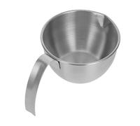 SEWOART 200ml Stainless Steel Prep Mixing Bowl with Handle Multifunctional Kitchen Mixing Bowl for Beating Eggs and Liquid Measuring Cups Sturdy that Won't Retain Odors