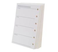 SEWOART 200pcs A7 Weekly Planner Refills Planner Inserts 6-hole Punched 120gsm Paper for 6 Ring Binders, Journaling and Office