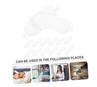 SEWOART 20pcs Breathable Disposable Eye Masks Soft White Sleeping Eye Covers for Stress Relief and Travel Breathable Material Suitable for Office Students and Outdoor Naps
