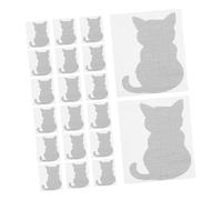 SEWOART 20pcs Cat Design Screen Repair Patches Self-adhesive Window Stickers for Repair Insect Barrier for Windows Doors and Tents