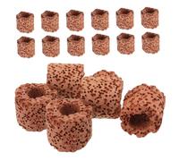 SEWOART 20pcs Ceramic Fixed Ring for Aquatic Plants Stable Pottery Water Plant Holders for Fish Tank Landscaping Suitable for Fresh Salt Water Aquariums Easy to Use