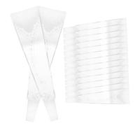 SEWOART 20pcs Grace Single Sleeves Flower Wrapping Bags Bouquet Sleeves Floral Packaging Bag