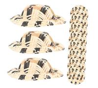 SEWOART 20pcs Mini Straw Hat Mini Hats for Crafts Dolls Woven Straw Hat Small Hat Photo Prop Exquisite Hat Decor Mini House Ornament Small Decor Accessory Small Hat DIY Prop Small Top Hat