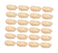 SEWOART 24PCS Natural Loofah Rabbit Chew for Small Pets Edible Molar Chew Slices for Guinea Pigs Chinchillas Mice and Puppies Stress Relief and Teeth Cleaning Cage Accessories