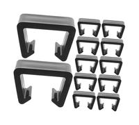 SEWOART 24pcs Sectional Sofa Furniture Clips Clamps for Outdoor Patio Rattan Wicker Connectors Fit Couch Fasteners with Intuitive Slots for Easy Assembly