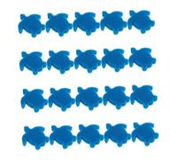 SEWOART 24pcs Turtle Oil Absorbing Sponge for Pool and Aquarium Creative Filtering Sponge for Swimming Pool and Cleaning