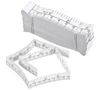 SEWOART 25 Pack 39.37 in Disposable Paper Measuring Tape Dual Metric and Imperial Scale Ruler Flexible Body Measure for Nursing Wound Measurement Students and Engineers