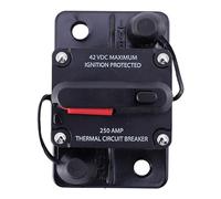 SEWOART 250a Automatic Safe Holder Circuit Breaker Auto Reset Fuse Inverter for Atv Car Power Inverter Manual Reset Function