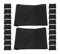 SEWOART 25pcs Adjustable Black Elastic Mourning Armbands Soft Breathable for Funerals Memorials Sports Events Comfortable Mourning Bands for Easy Distribution