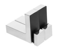 SEWOART 2pcs Adjustable Glass Shelf Supports Heavy Duty Brackets for Thickness Durable Clamp Holders for Secure Floating Glass Shelving Installation