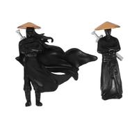 SEWOART 2pcs Ancient Chinese Warrior Figurines Micro Landscape Decor for Bonsai Terrariums Miniature Garden Ornaments Miniature Figures for Zen Garden Accessories