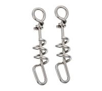 SEWOART 2pcs Anti-escape Stainless Steel Anklets for Parrots Safe Foot Clasps Buckle Fine Craftsmanship