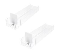SEWOART 2pcs Automatic Cigarette Display Shelves with Auto-Push Function, Plastic Cigarette Box Organizer for Retail Smoke Shops, Modern Low Profile Design for Efficient Tobacco Storage